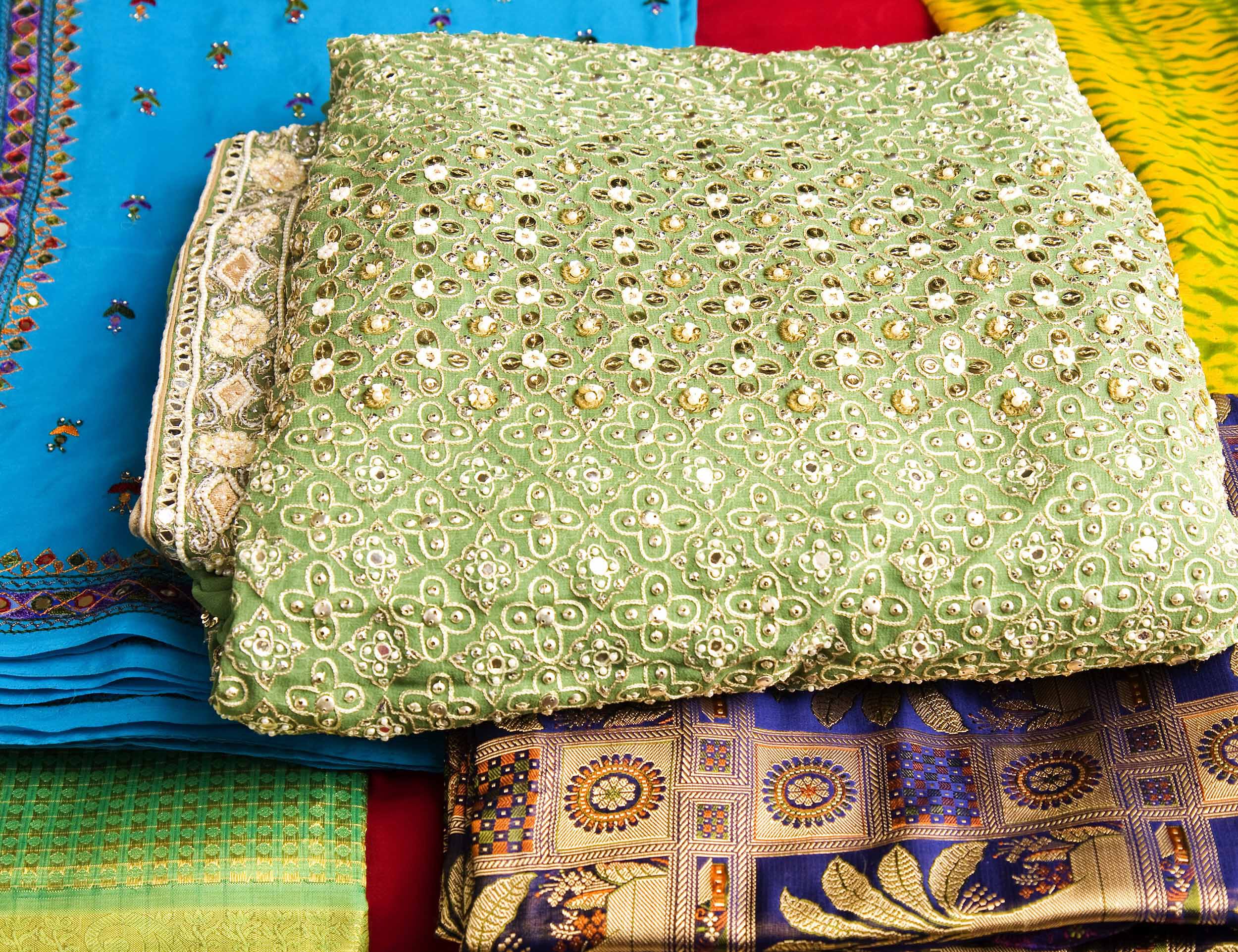 A colourful bridal trousseau for bride to wear in wedding